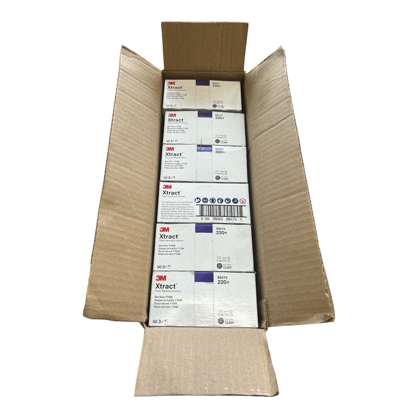 638060-88474 3M Xtract™ Cubitron™ II Net Disc 710W 220+ 5 in