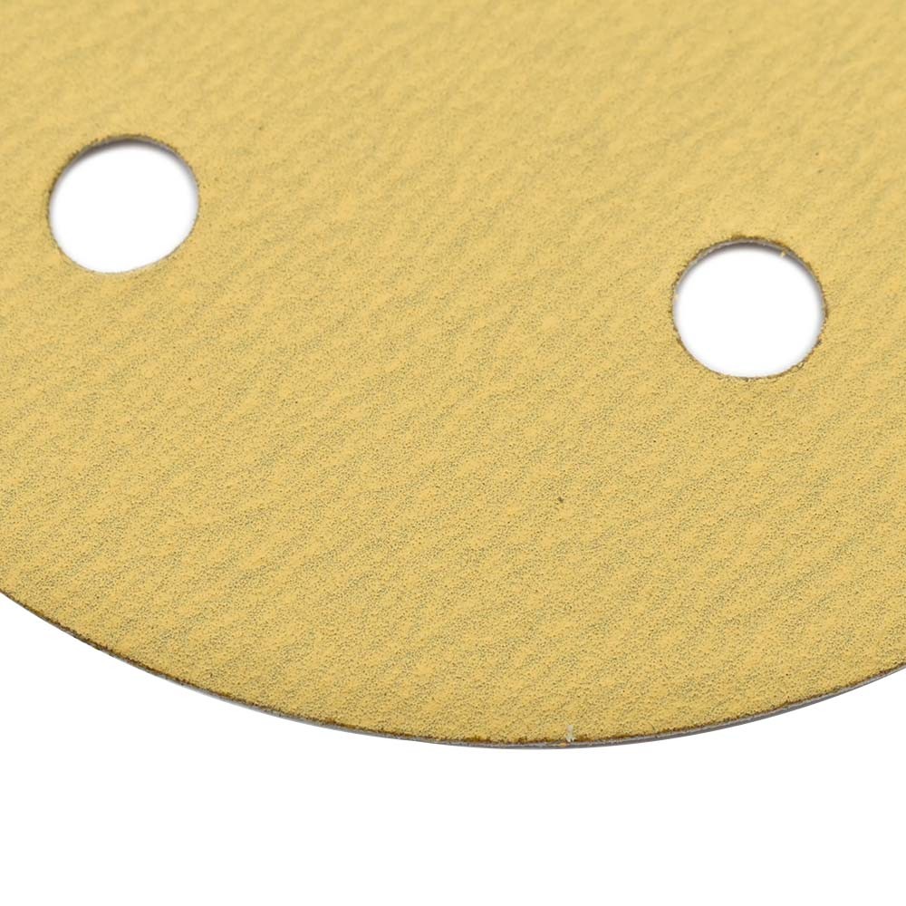 240 Grit 5″ Dia 5-Hole PSA Sanding Paper 25PK (Ceramic Aluminum Oxide) SD559P