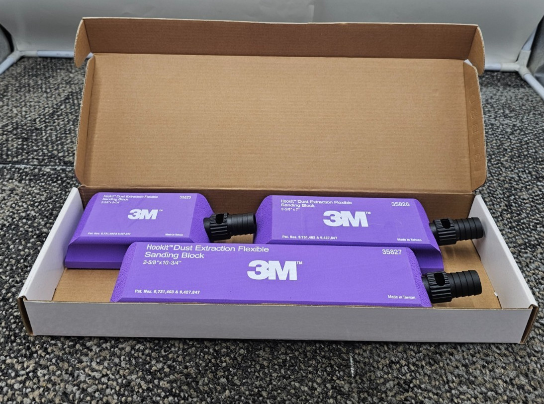 3M 35829 Hookit™ Dust Extraction Flexible Sanding Block Assy 35825 35826 35827