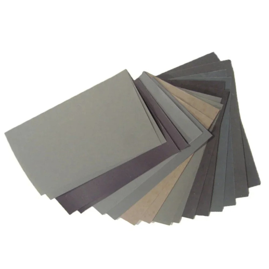 15pcs Wet Dry Sandpaper Set 400–3000 Grit Silicon Carbide Sheets – NEW