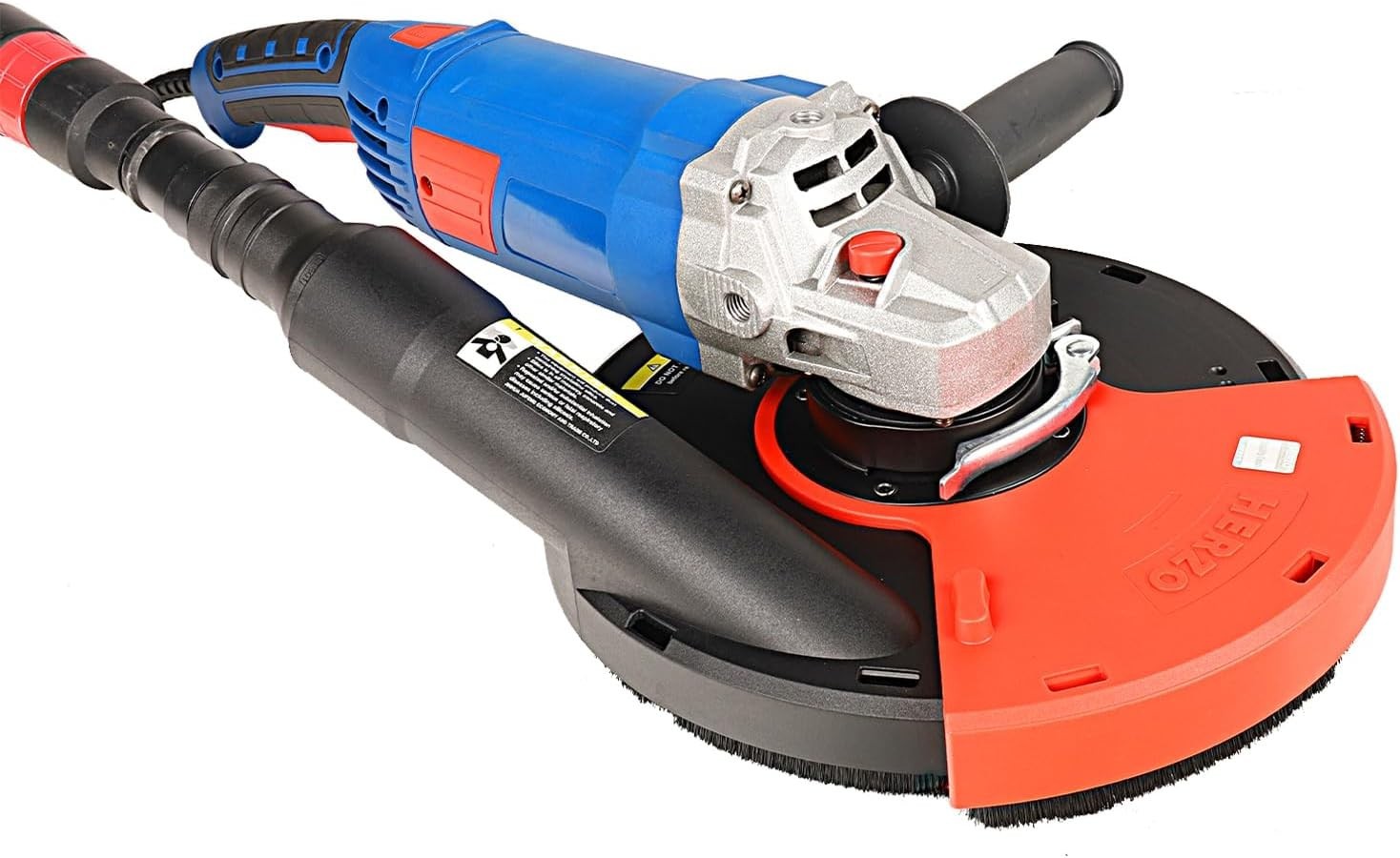 Heavy-Duty 9 Inch Grinding Dust Shroud with Brush Ring for Surface Cleanliness