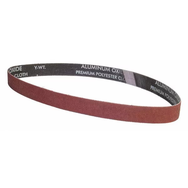 Sanding Belt, 1 in W, 42 in L, Coated, Aluminum Oxide, P60 Grit, Coarse,