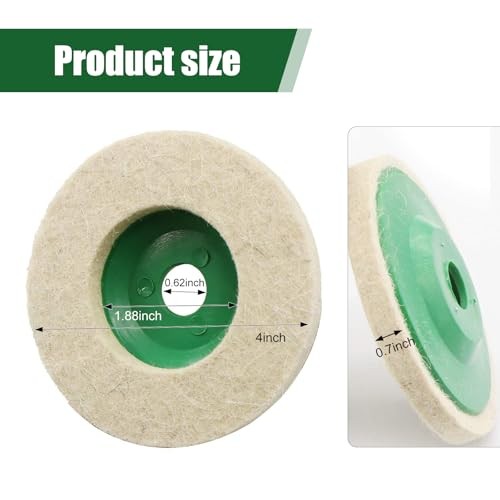 Wool Felt Polishing Disc, Car Waxing and Polishing Wool Wheel Pads for 100