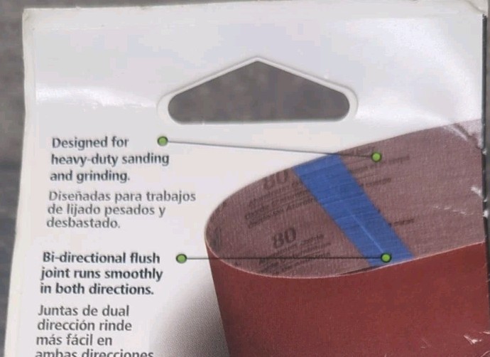 Gator 3148 3 in. X 21 in. Sanding Belts 40 Grit Extra Coarse {Q}