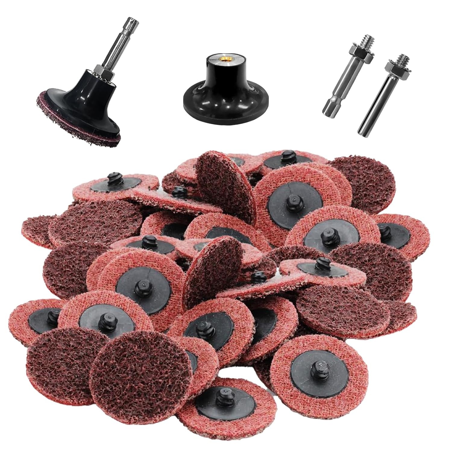 50Pcs Surface Conditioning Disc Sanding Disc 2 Inch Quick Change Roloc (74