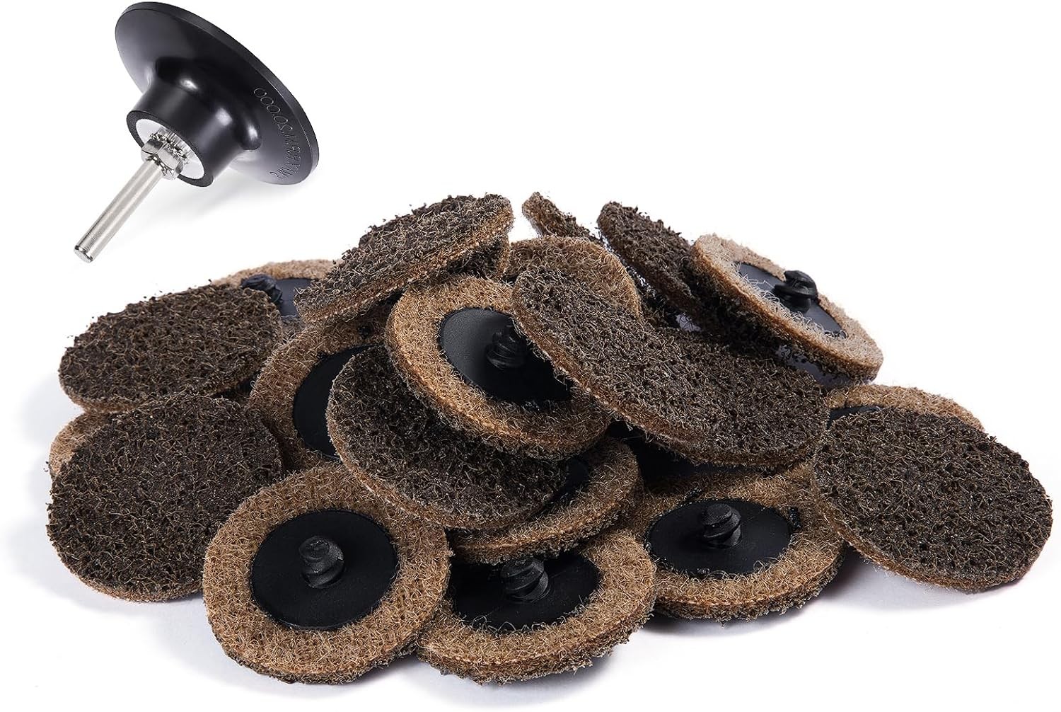 S SATC 25PCS Sanding Discs 2 Inch Quick Change Disc Surface Conditioning Discs