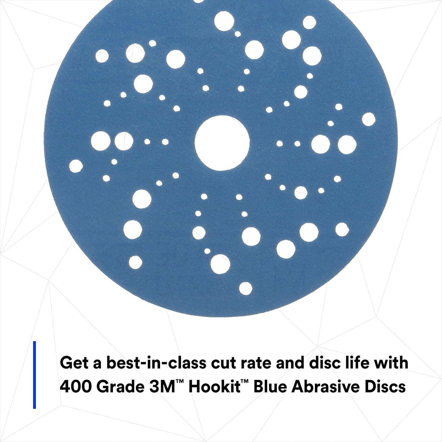 3M Hookit Blue Abrasive Ceramic Aluminum Oxide Hook & Loop Disc – 5 in – 36166