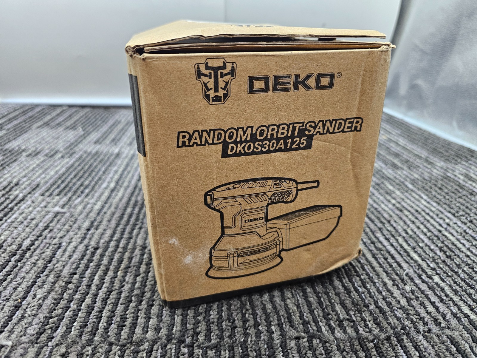 Deko DKOS30A125 300W Orbital Sander Sanding 14000RPM Sandpaper 125mm 2.5A 60Hz