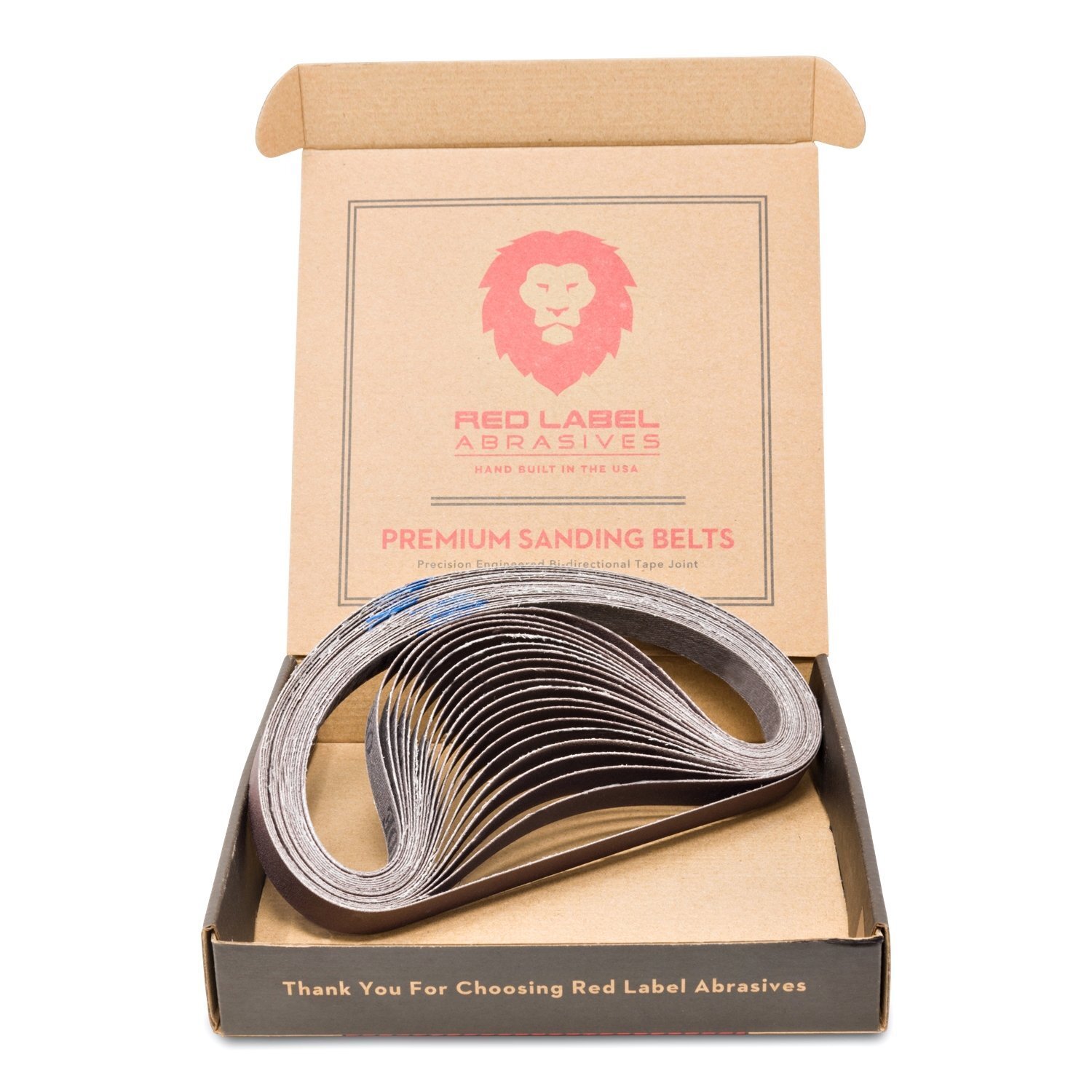 1/2 X 18 Inch 220 Grit Aluminum Oxide Air File Sanding Belts, 20 Pack Sanding…