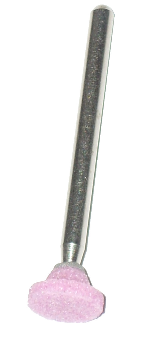 Pink Mounted Grinding Stones 3/8 Dia x 1/8 Thick w 1/8 Shank for Dremel – 25pk