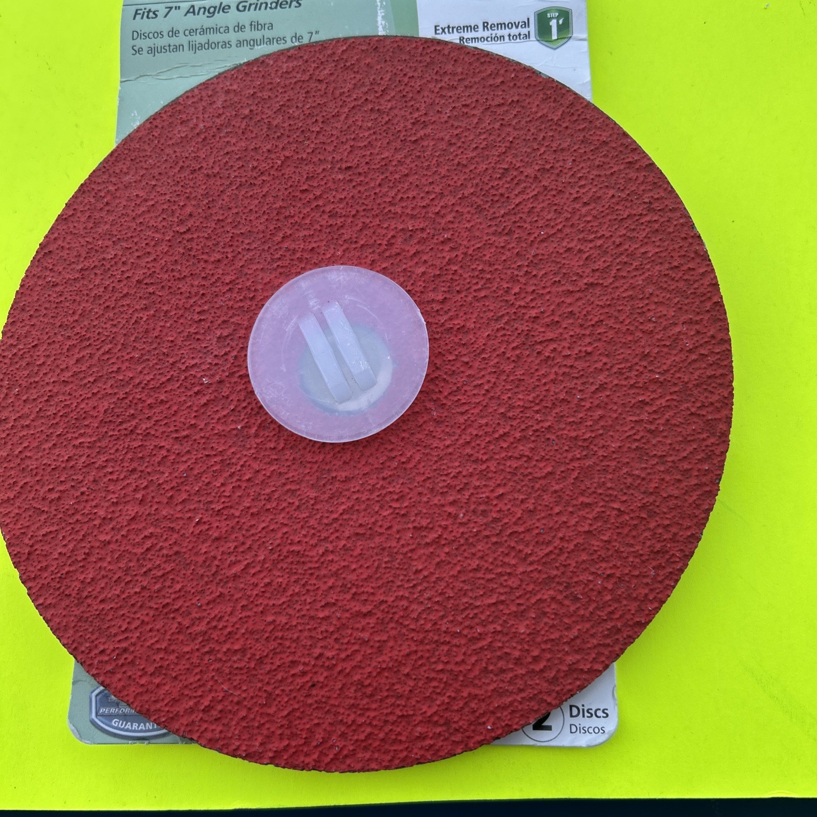 NOS Shop Smith 7″ Ceramic Fiber Discs 2 Pack -P36. Fits 7″ Angle Grinders