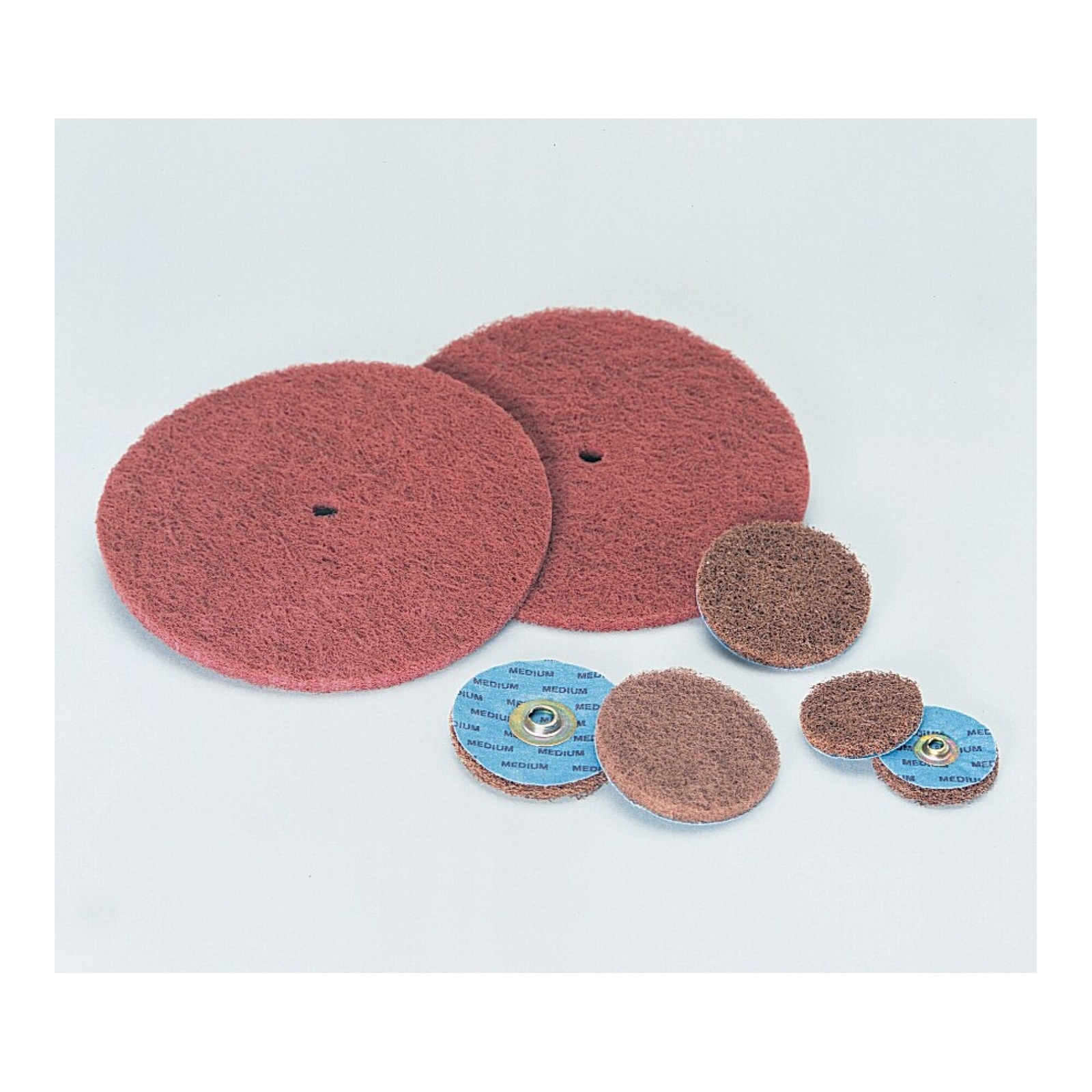 Standard Abrasives Buff and Blend GP Disc, 840708, 6 in x 1/2 in A VFN,10/Pac