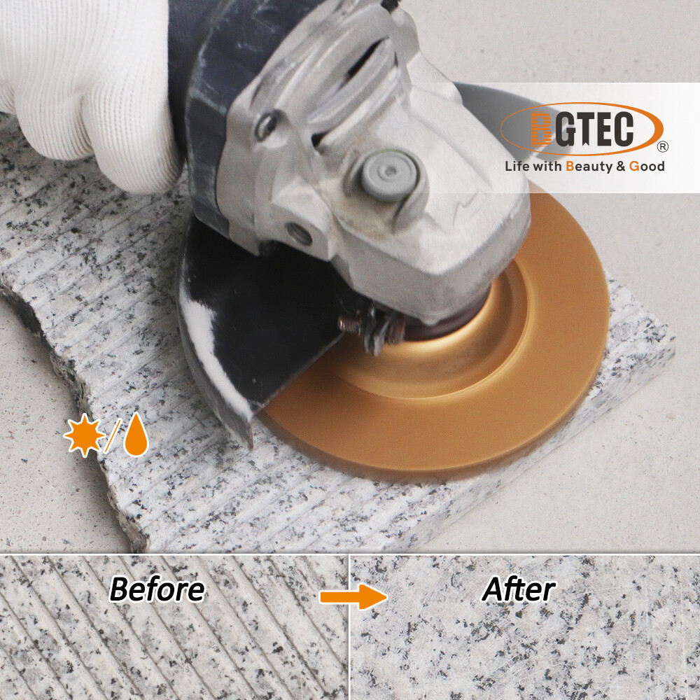 Diamond Concrete Grinding Wheel Double Row Sanding Disc Granite Marble 4-7 inch