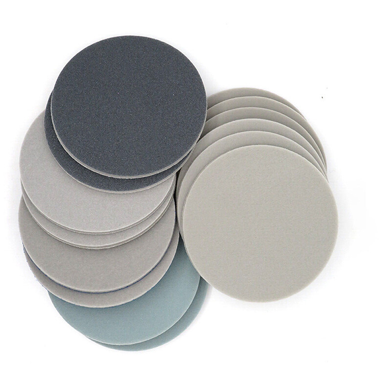 2 Inch 50mm Sponge Abrasive Sanding Disc Wet/Dry Foam Sanding Disc 400-3000 Grit