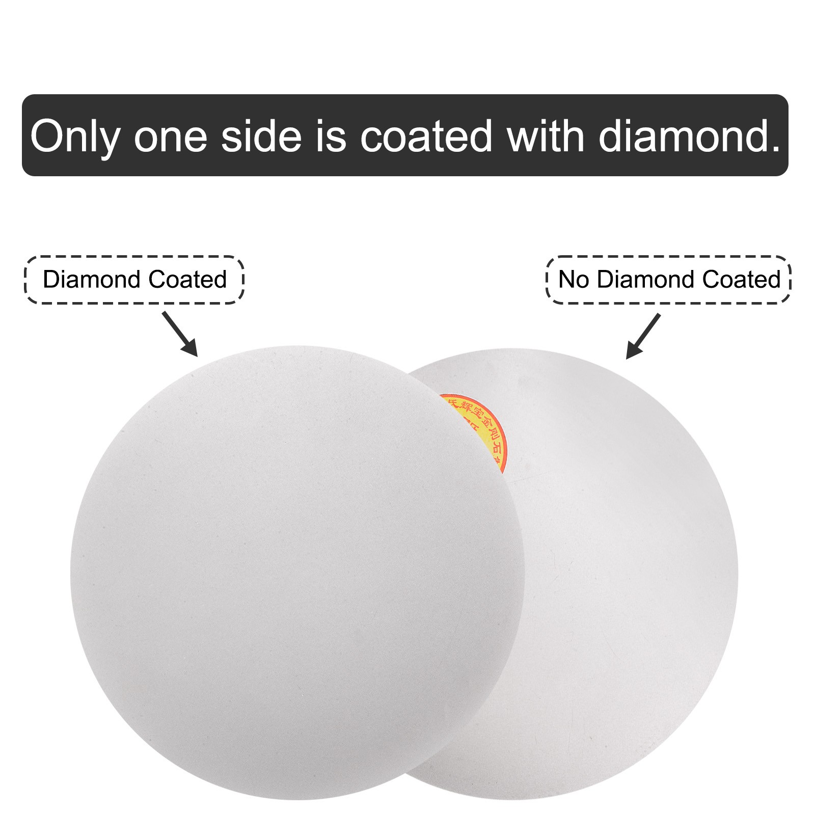 Diamond Sanding Grinding Disc 12″ Grit 800 No Center Hole Flat Lap Wheel Disk