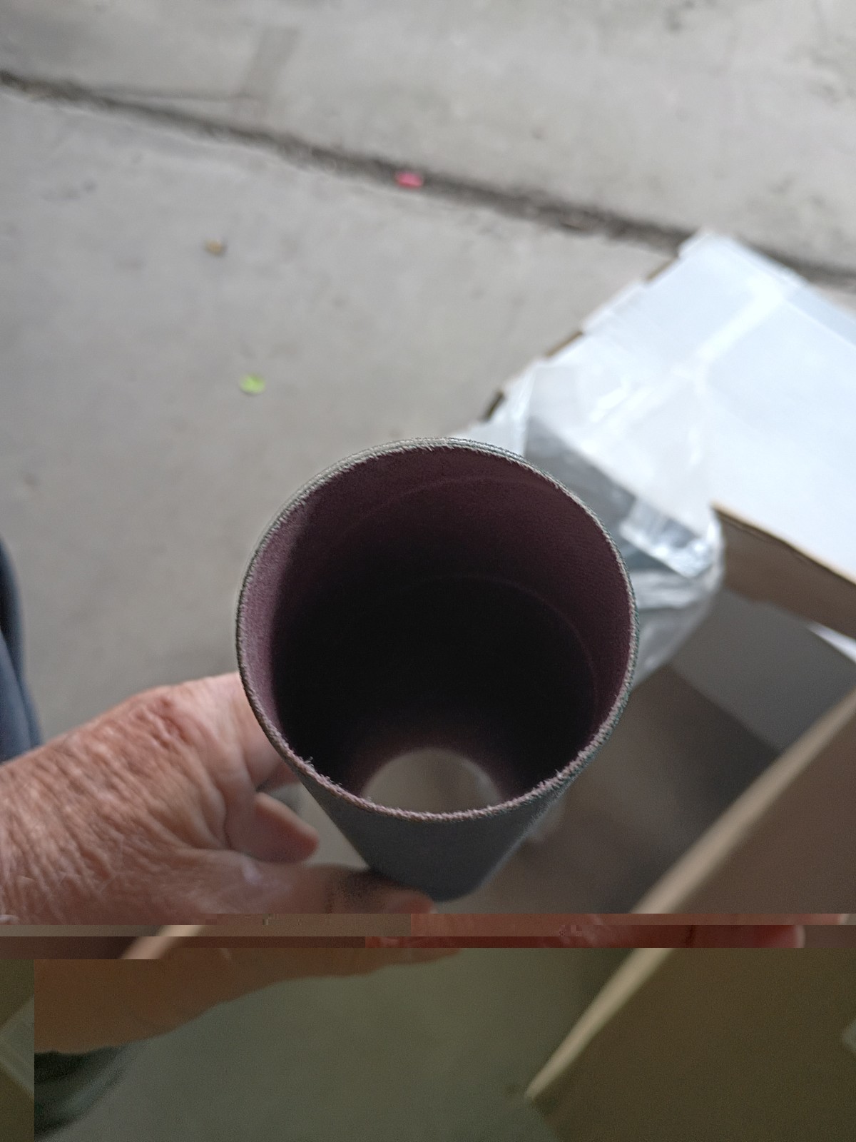 HERMES 2″ X 9″ SANDING SLEEVES..120 GRIT.. ZIRCONIA..SPIRAL BOUND, RESIN BONDED.
