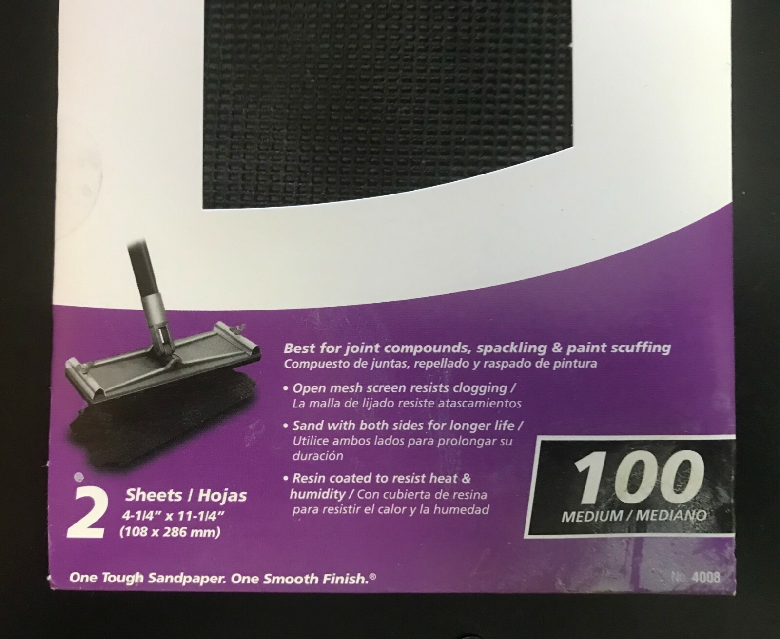 Gator Ali Industries 100 Grit Medium Drywall Sanding Screen 2 Sheets Per Pkg. 6