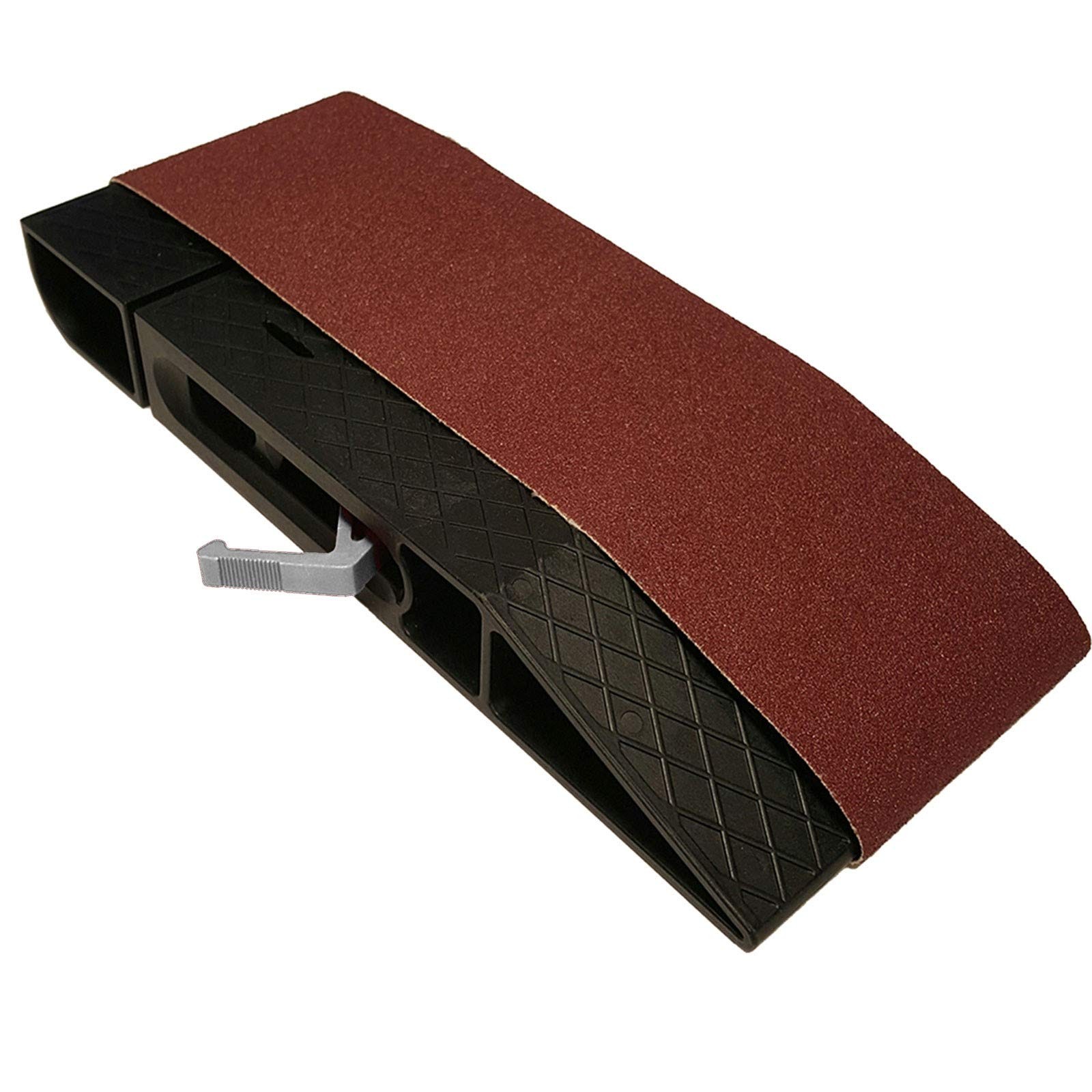 1605 SandDevil3.0 Hand Sander 3×21 Inch Sandpaper Belt Red Manual Sanding Tool
