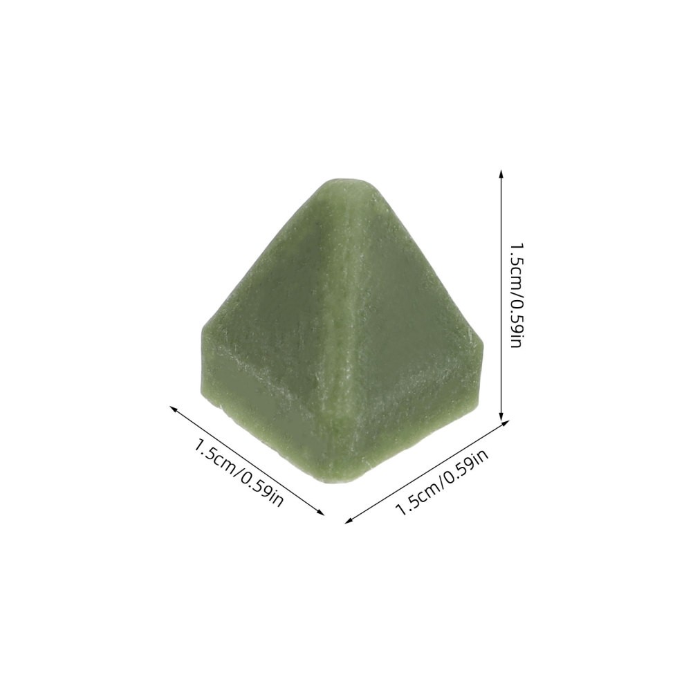 1 Pack 0.6″ Resin Tumbling Media, Abrasive Triangles for Rock and Jewelry