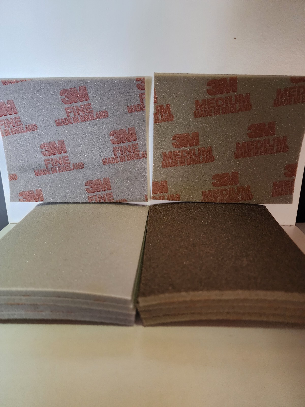 Sanding Pad, 3M contour sponges (5) Fine 100 & (5) Medium 60 Grit