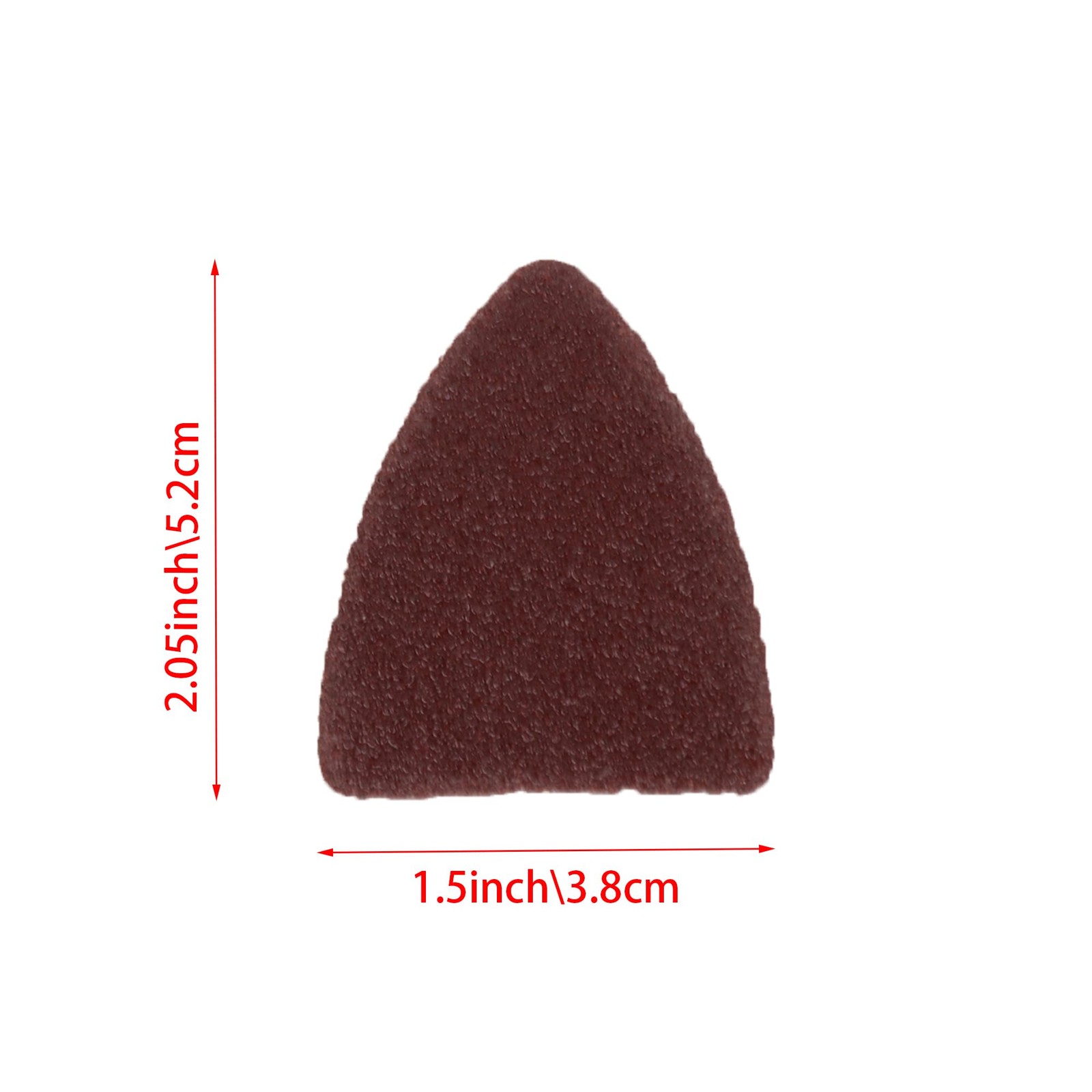 100pcs 52x38mm Finger Detail Sander Sandpads Assorted 60/80/120/180/240 Grits20