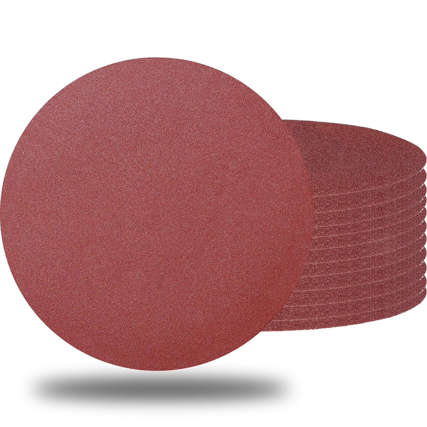 10 PCS 9 Inch 150 Grit Sanding Discs for Hand Radial Sander – 9″” Round Hook & L