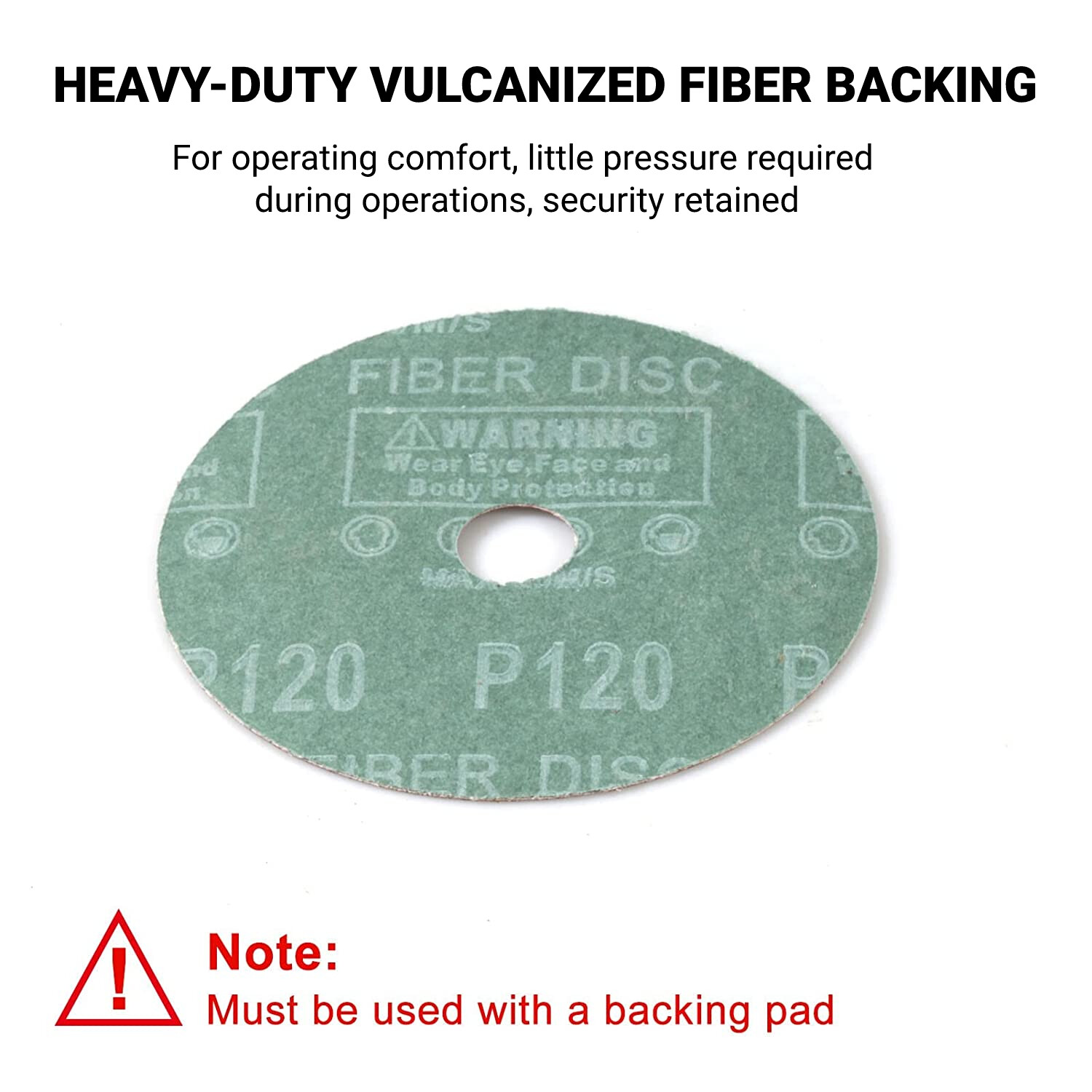 4.5″ Fiber Disc 24 36 60 80 120 Grit Grinding Wheels Sanding Discs Rotary Sander