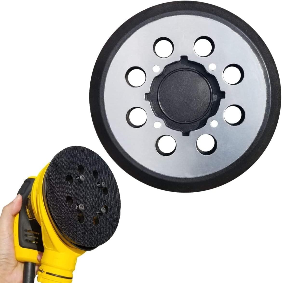 Replacement Sander Backing Pads for DeWalt 5 Inch Random Orbiters 2 Pack