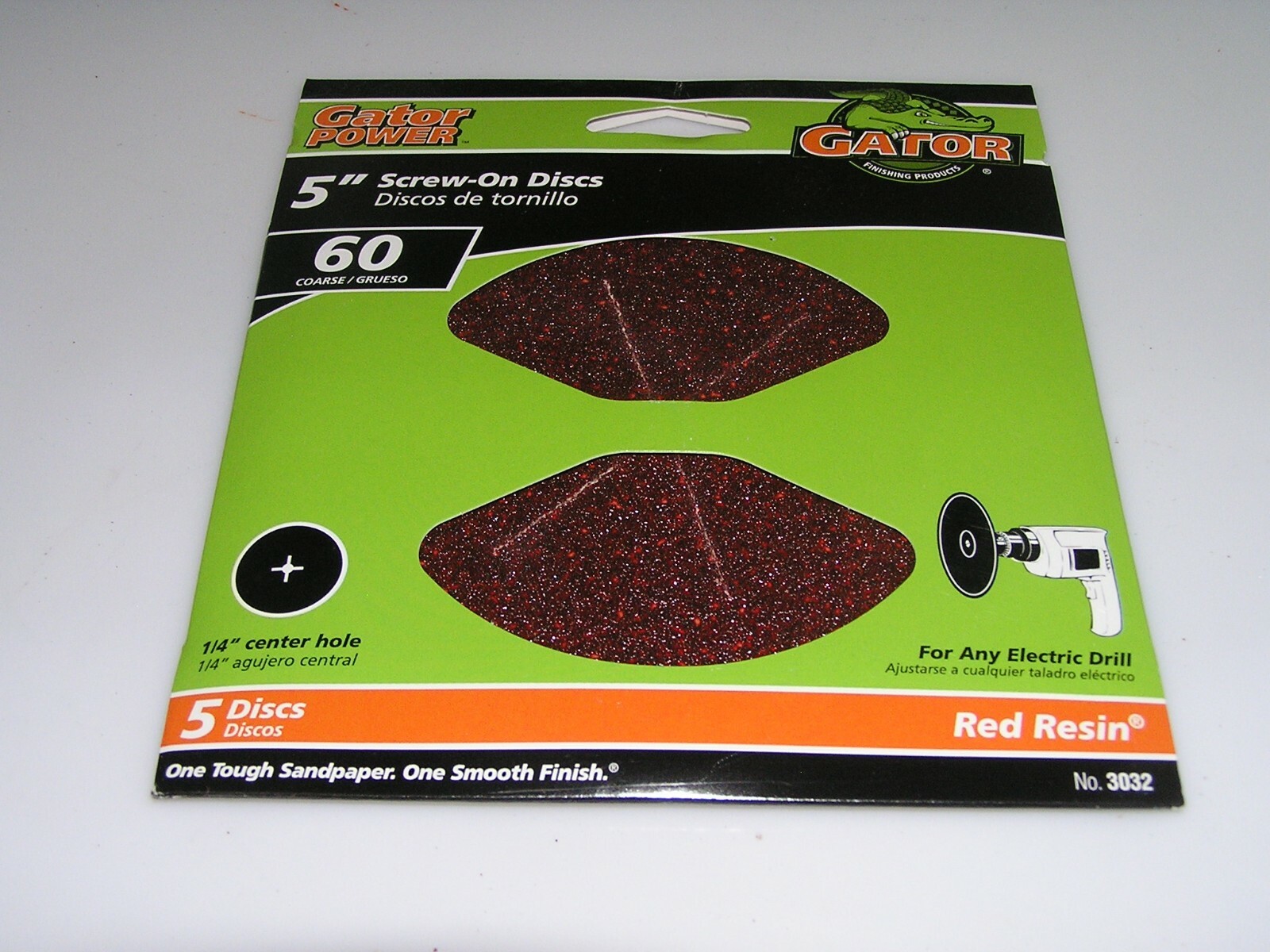 Gator ALI INDUSTRIES 3032 5PK 5×1/4 60G Disc,No 3032, Ali Industries