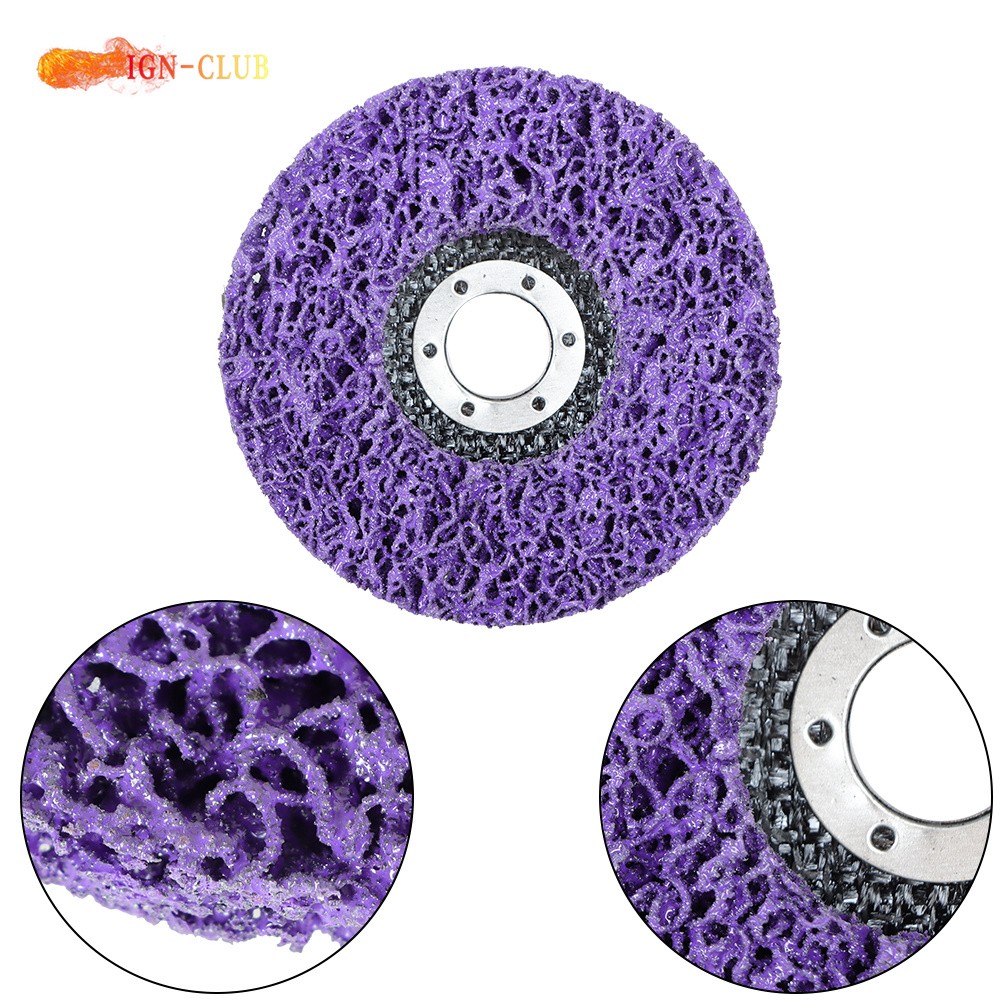 10PCS 4-1/2″ x 7/8″ Strip Discs Stripping Wheel For Angle Grinders Paint Removal