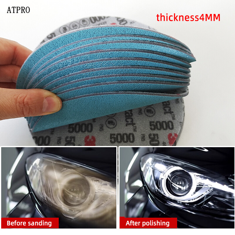 3M Trizact Pyramid Disc Foam Sanding discs 6in P1500/3000/5000（15pcs/box）