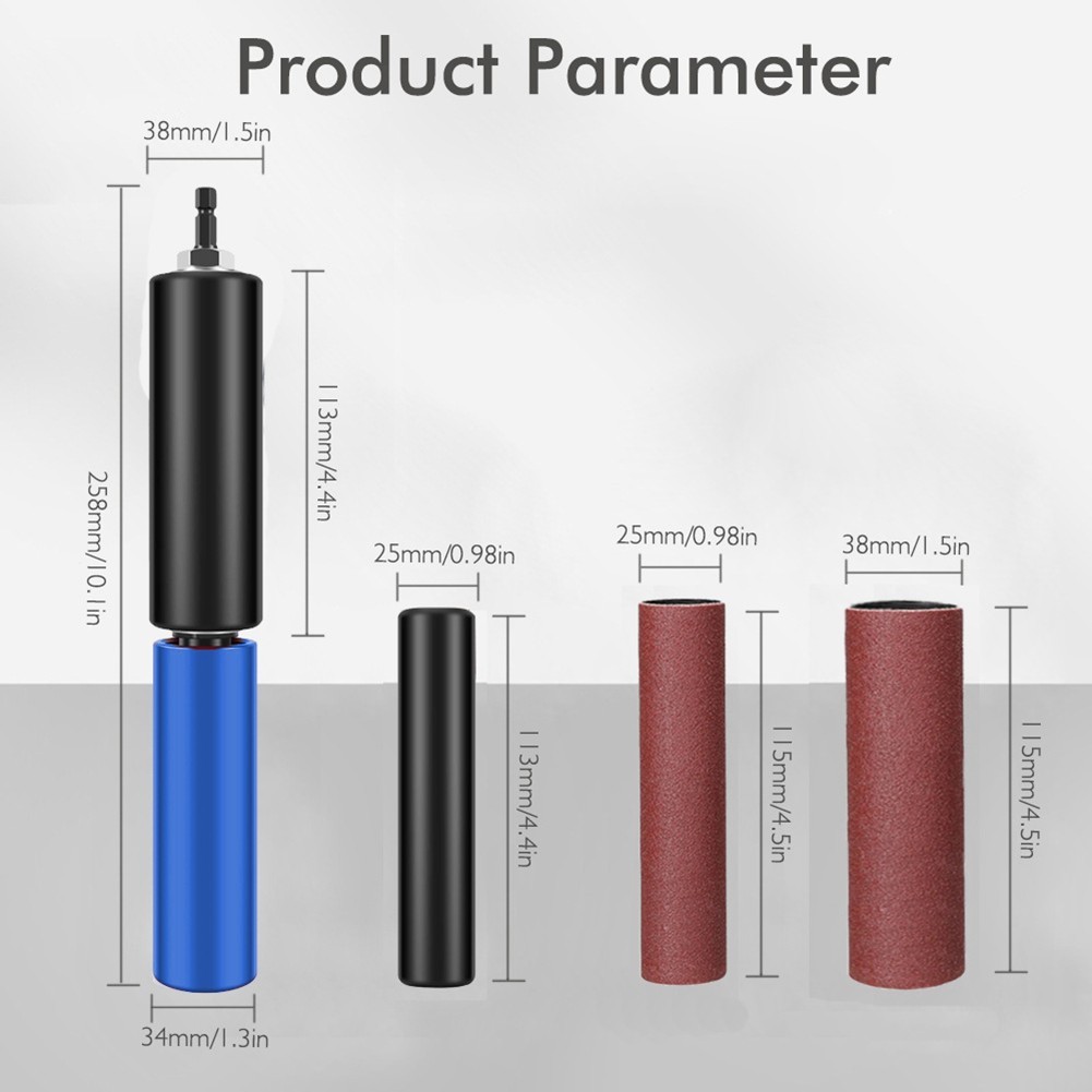 Drill Belt Sander Sanding Rod Furniture Refinishing User-friendly Design