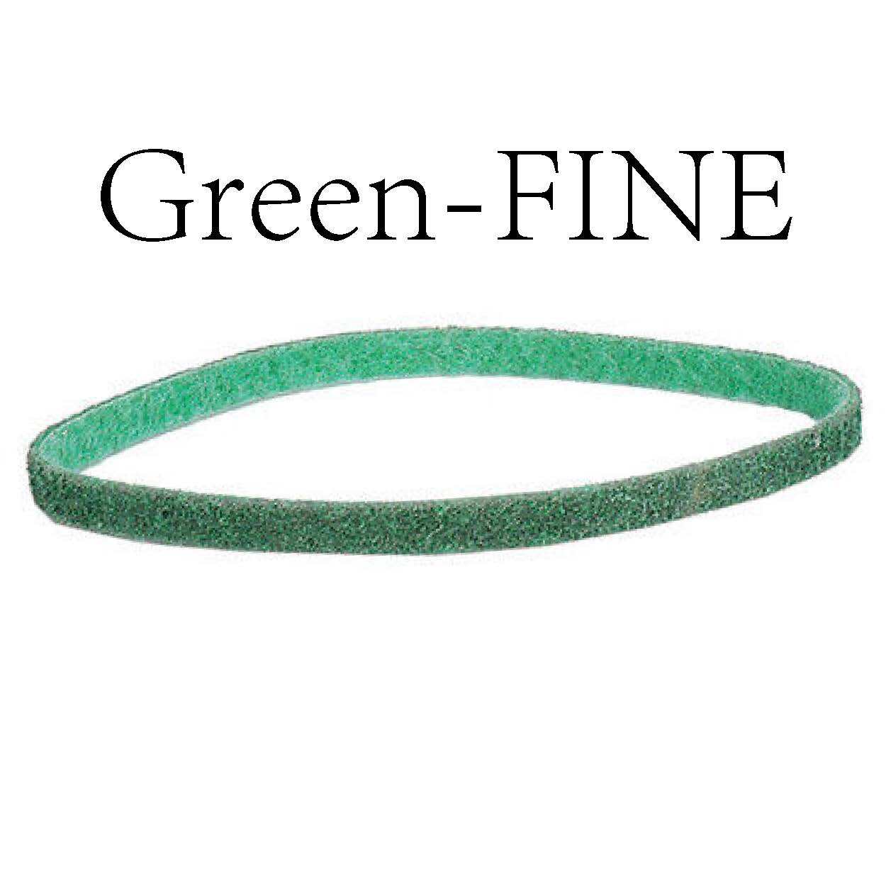 Surface Conditioning 1/2″ x 18″ Coarse Medium Fine Non woven Sanding Belts 5PACK