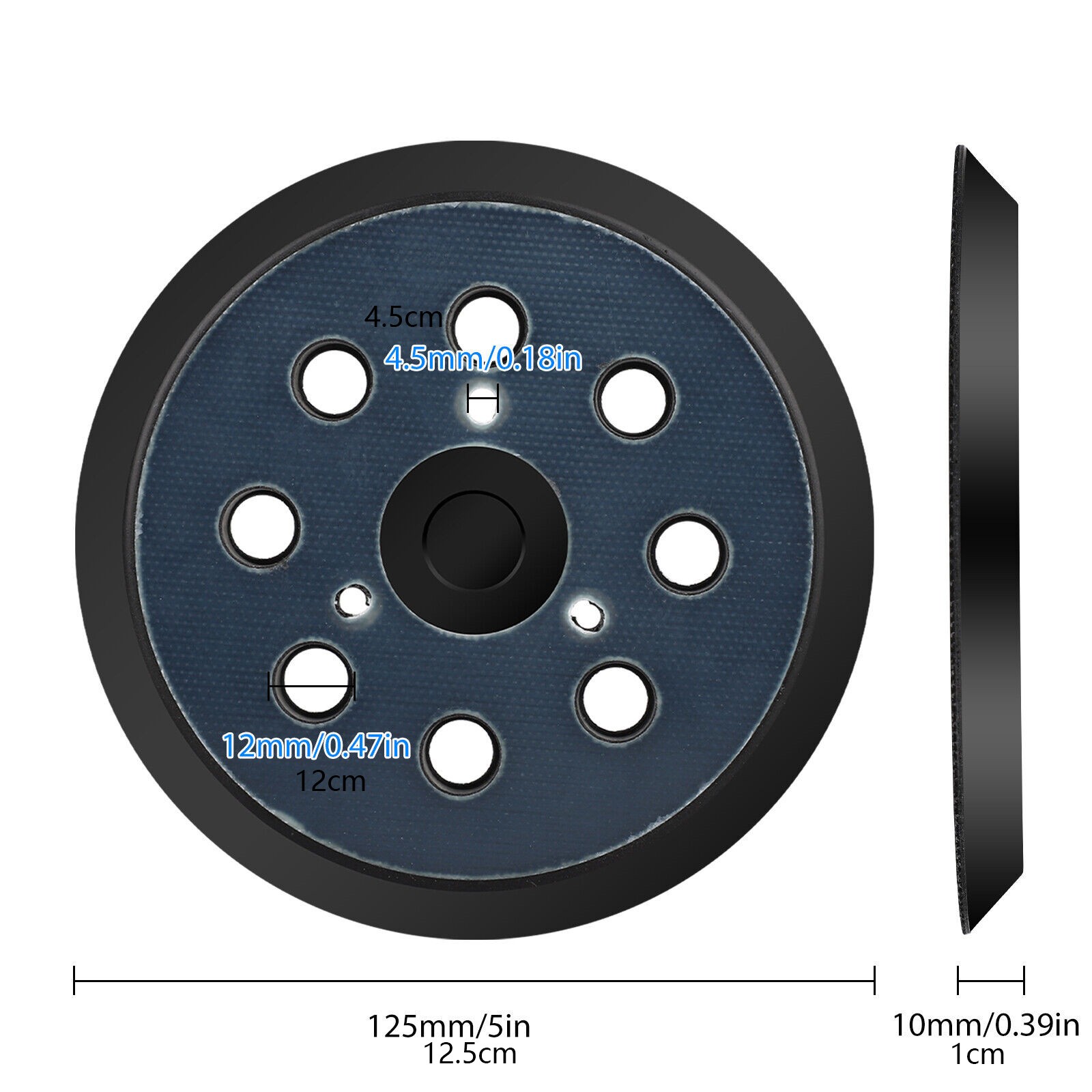 5-inch 8 holes Sander Pad For Makita BO5010/K, BO5021/K, BO5030/K BO5031/K
