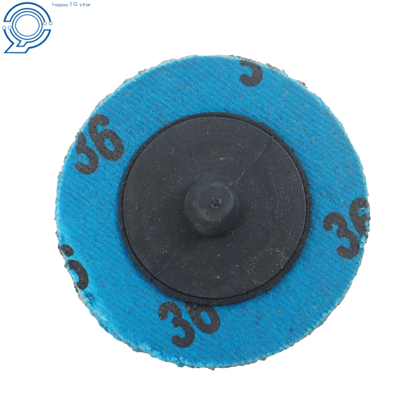 50PCS 2 Inch Aluminum Oxide Roll Lock Die Grinder Sanding Grinding Disc 36 Grit