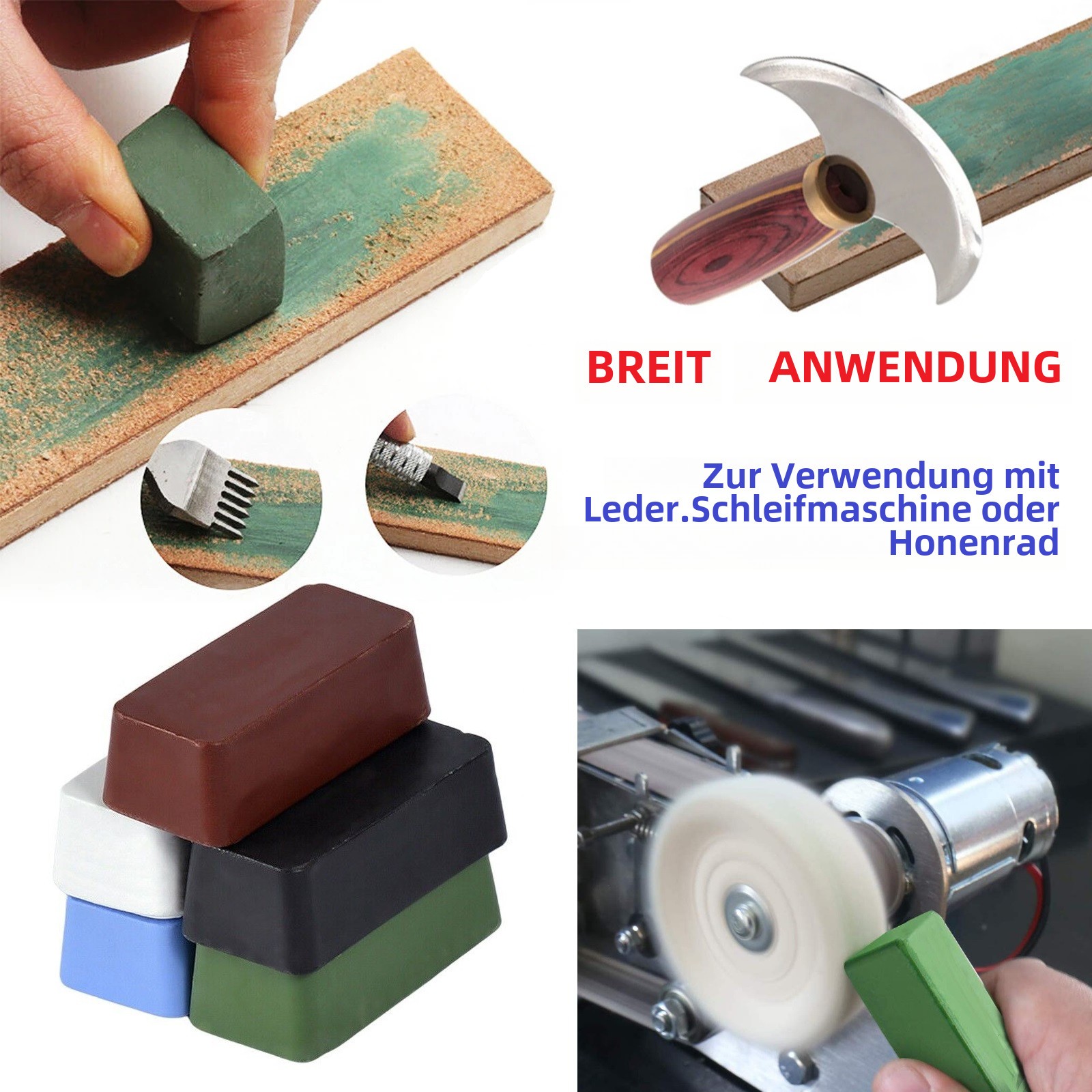 Buffing Bar Polishing Compound Polish Wax Stainless Steel Metal Grinding 110g