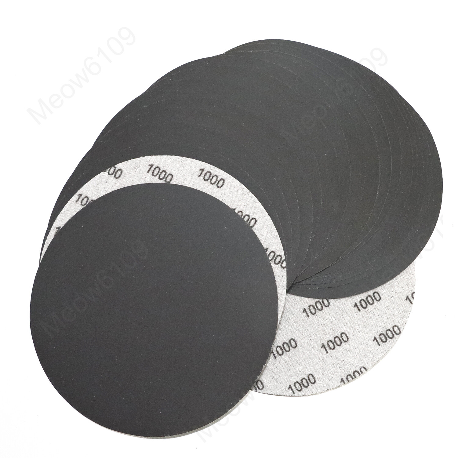 6inch Hook Loop Sanding Discs 600 800 1000 1500 2000 3000 Grit Wet Dry Sandpaper