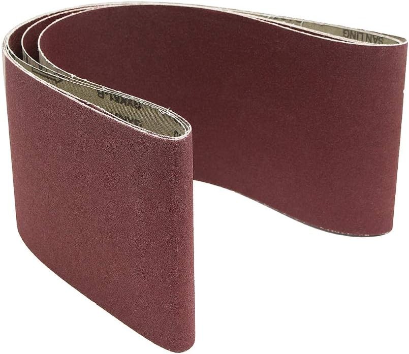 4 Inch x 36 Inch Sanding Belts, 60/80/120/240/320 Grits, Belt Sander Tool for Wo