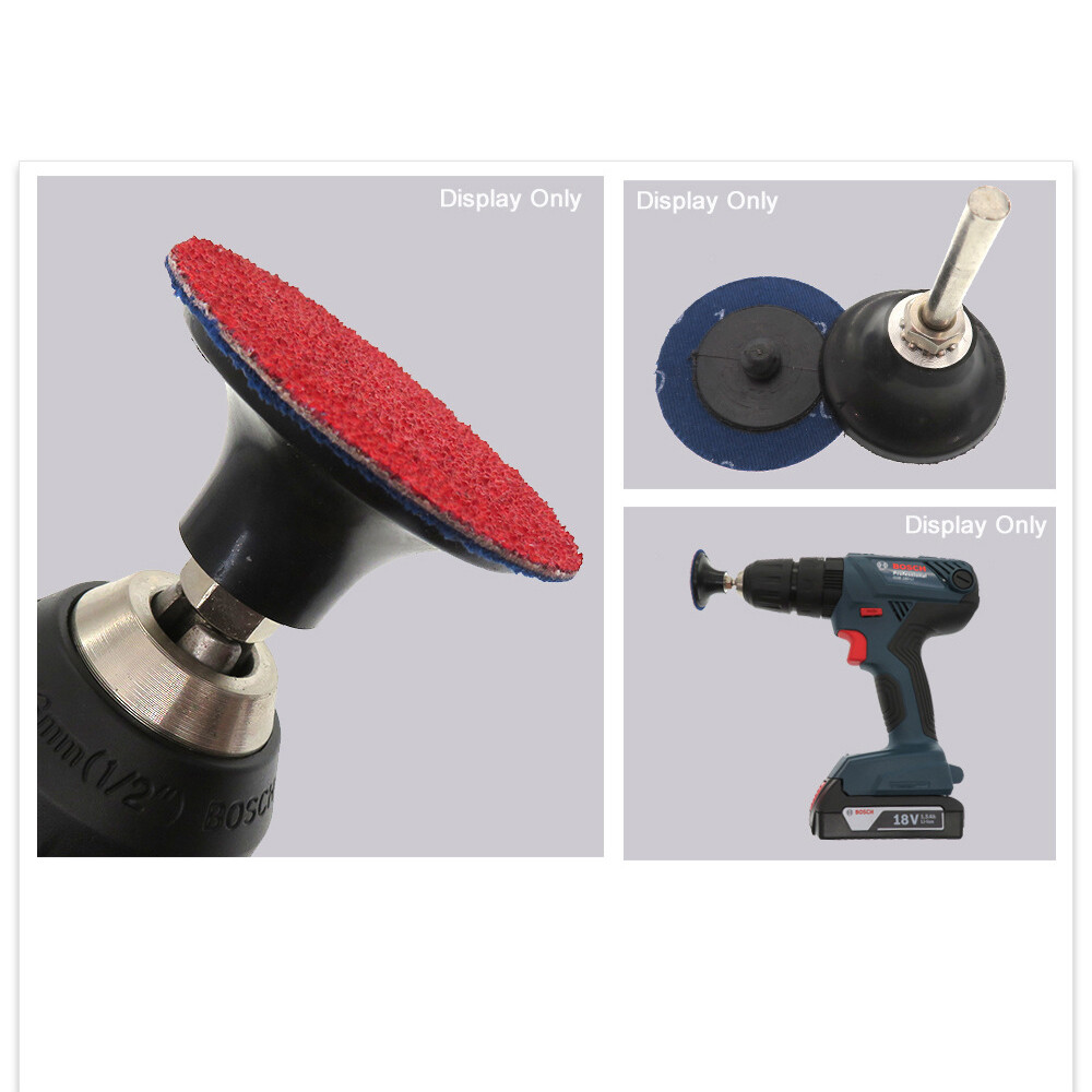 2 Inch 50mm Sanding Discs Roll Lock Quick Change Grinding Disc 36/80/120 Grit