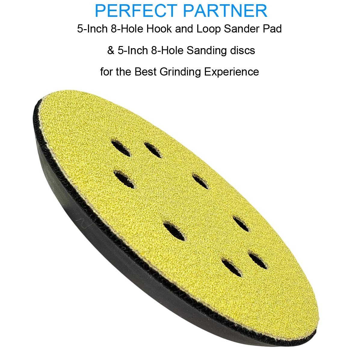 5″ Hook and Loop Replacement Sander Pad, Compatible with Porter Cable Models