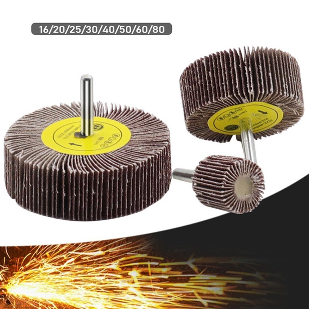 Sanding Wheel Head Polishing Repair 80/60/50/40/30/25/20/16mm Emery Cloth