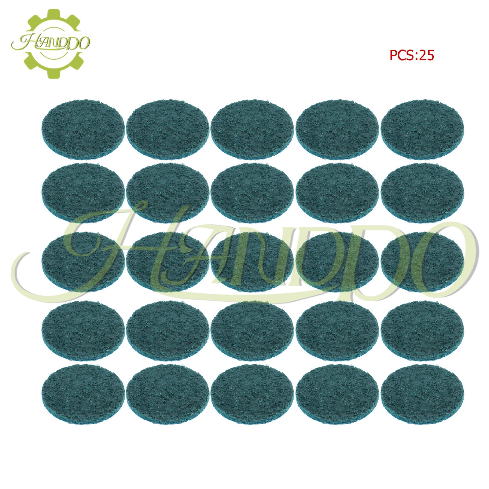 25PCS 2″ Fine Abrasive Non Woven Nylon Quick Change Surface Conditioning Disc