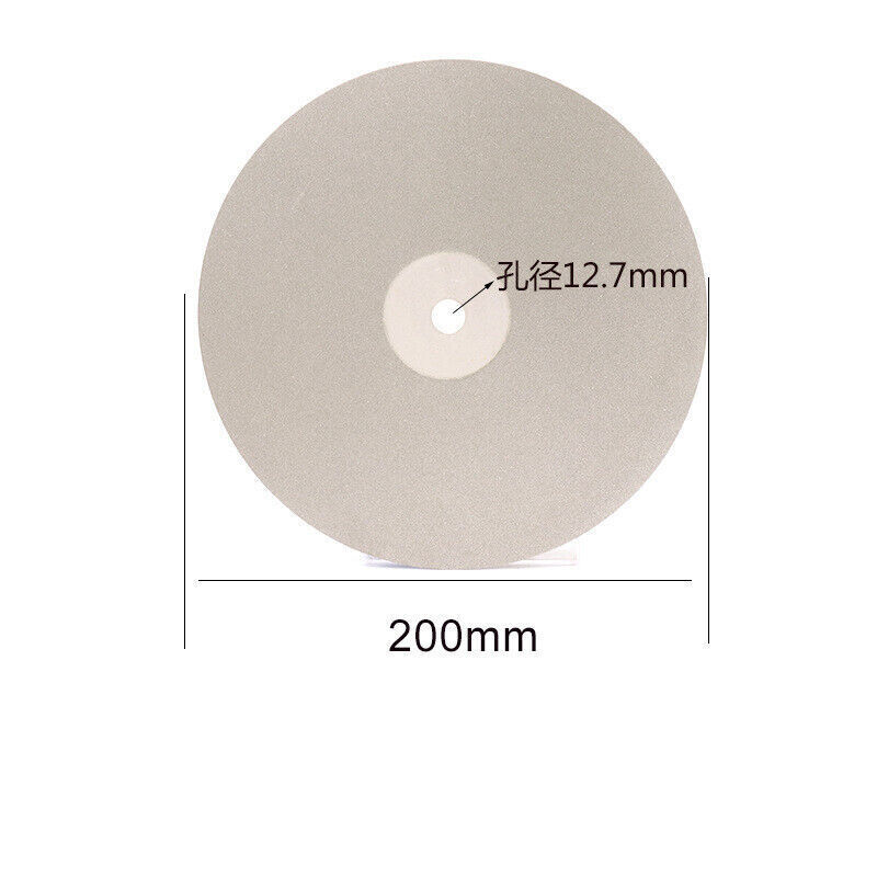 8’/200mm Diamond Abrasive Resin Wheel for Alloy Steel Ceramic Glass CBN Grinding