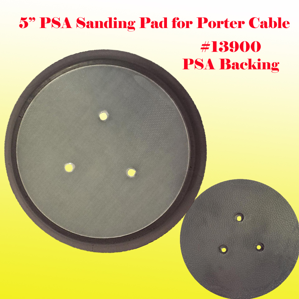 5″ PSA Sander Pad No Holes For Porter Cable 13904 13909 333 334 332 13900