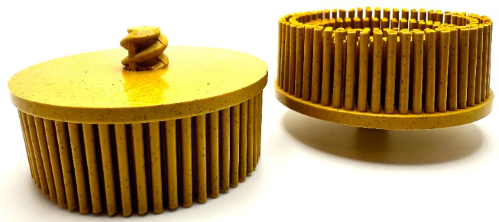 Pro-Graad 10 Pack 2″ 80 Grit Yellow R-Type Bristle Disc | Ceramic-Aluminum Ox…