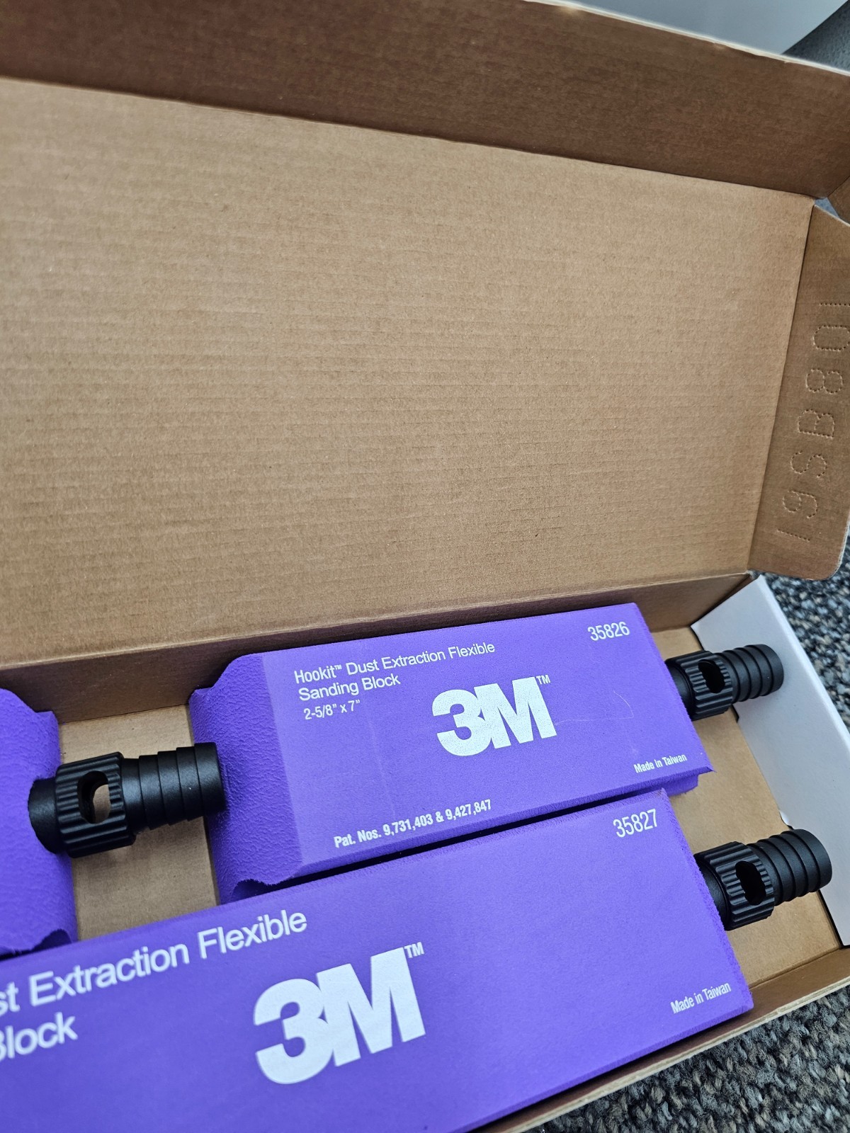 3M 35829 Hookit™ Dust Extraction Flexible Sanding Block Assy 35825 35826 35827