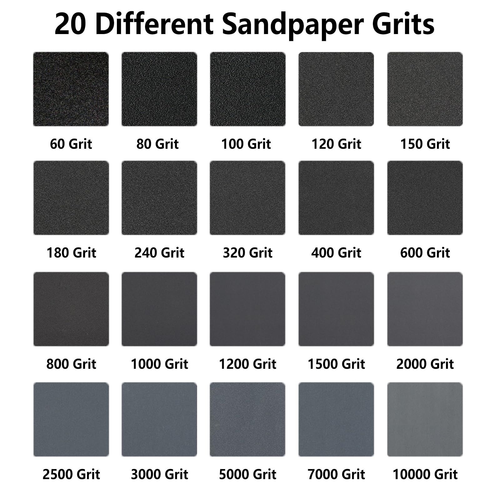 30PCS 3000 Grit Sandpaper Sheets for Wood, Metal, Automotive, 9×3.6 Inch