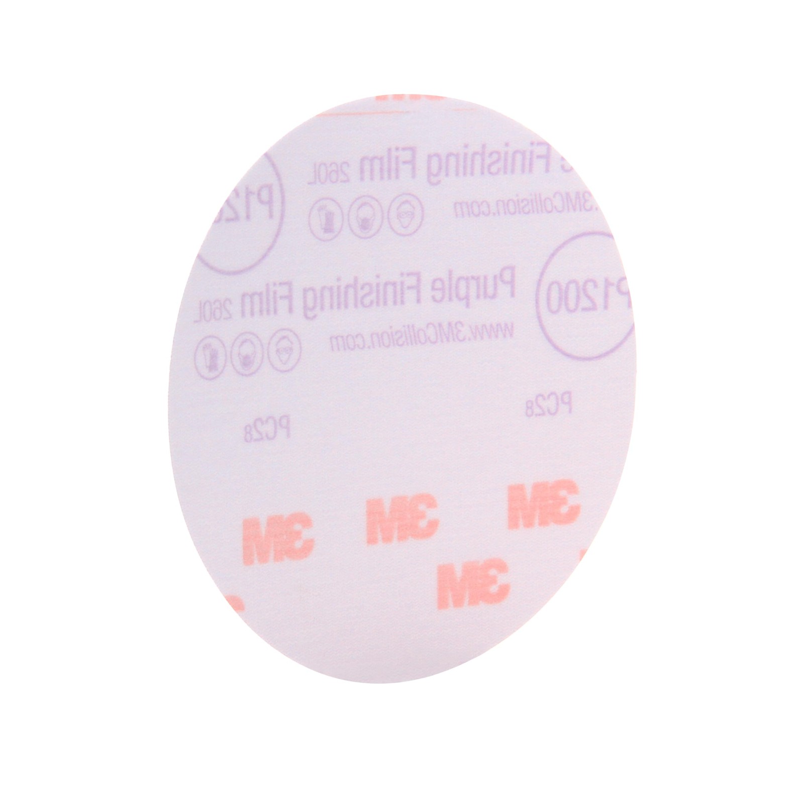 3M 30568 Hookit Purple 5″ P1200 Grit Finishing Film Disc