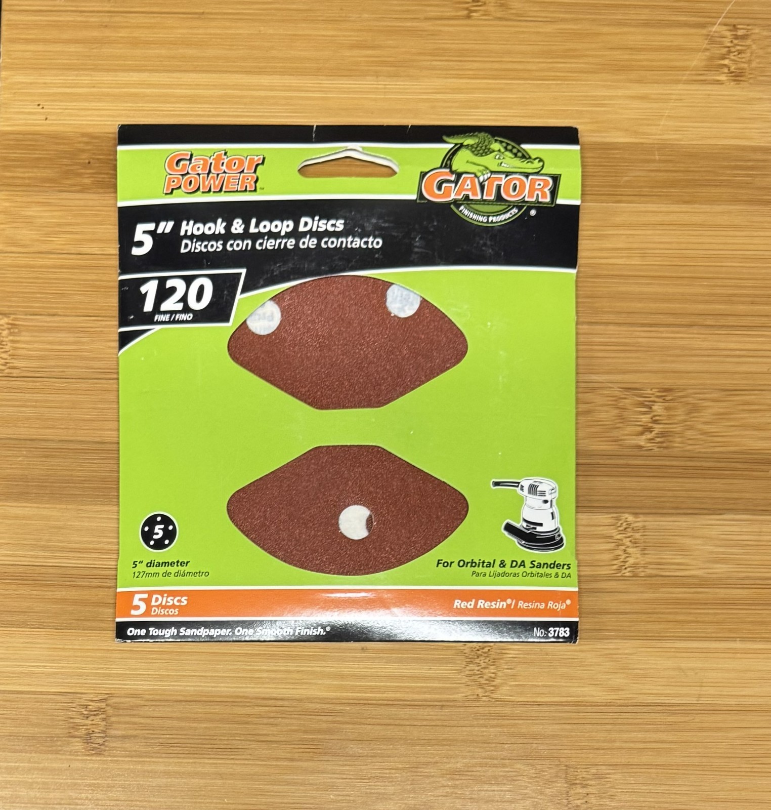 Gator Power sanding disc Hook and Loop 5″ 2 pack set Free Shipping!