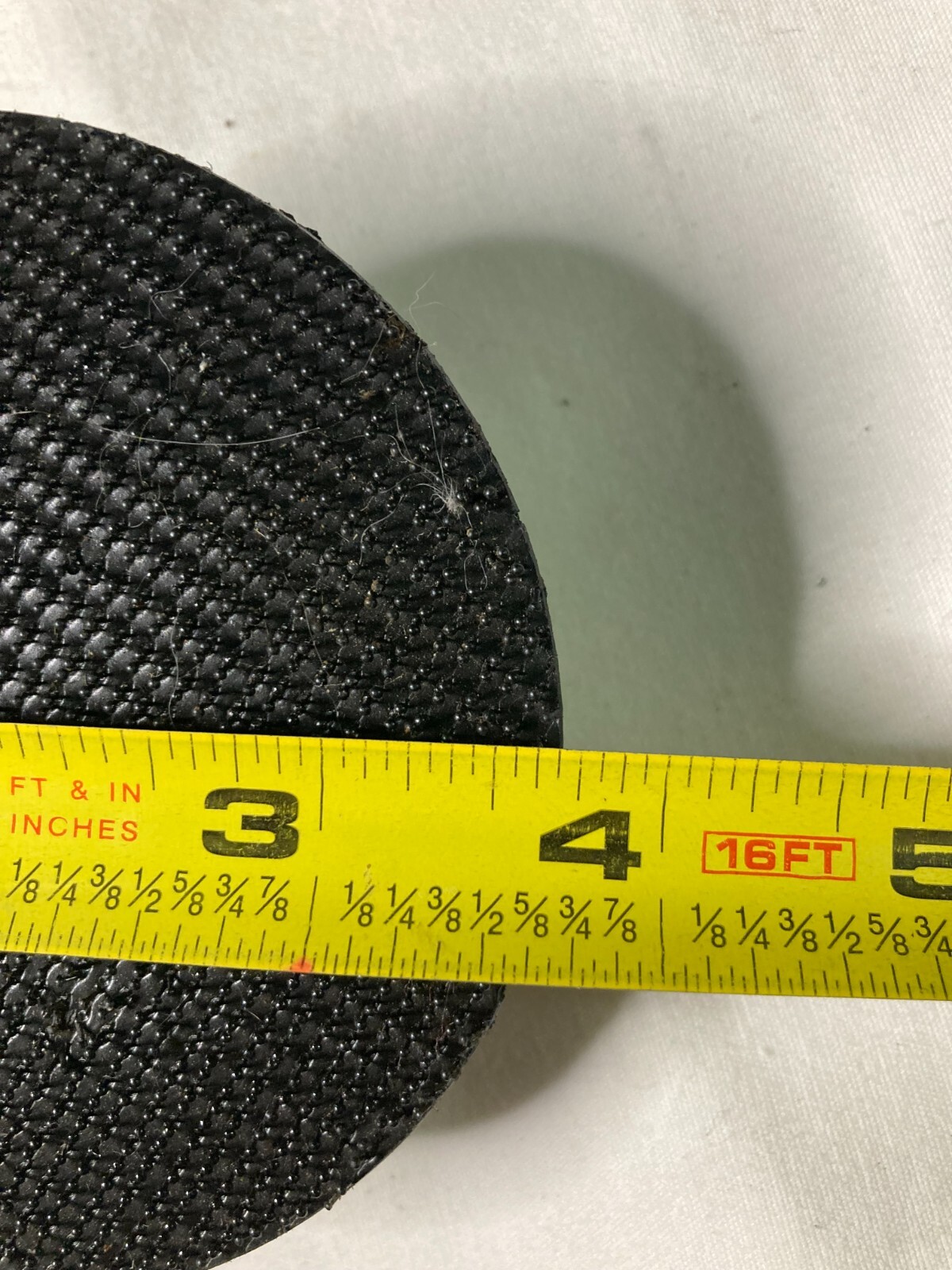 Hook and loop sanding backer pad 4 inch lot of 2 Made In USA 1/4 shank 3-11/16